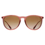 Ray-Ban Sunglasses RB4171 Erika 659013 Transparent Light Brown Brown Gradient