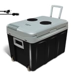 Glacière Électrique portable 40 Litres, 12V / 220 - 240V Voiture et Camping 58 W