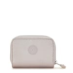 Kipling Tops Small Wallet, Metallic Glow (Silver)