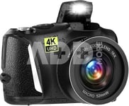 Digital Compact Rechargeable Camera 4K Video 48MP 16X Zoom 32GB Autofocus