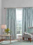 Laura Ashley Josette Pair Blackout Lined Pencil Pleat Curtains