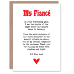 Greeting Card Love Poem Goth Fiancé Romantic Poetry Fun Valentine's Day