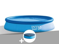 Kit piscine autoportée Intex Easy Set 3,66 x 0,76 m + Bâche de protection