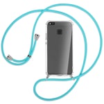 Collier pour Huawei P9 lite, G9 Lite turquoise (A) Etui Coque avec cordon