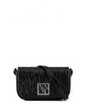 ARMANI EXCHANGE LOGO Allover Shoulder mini bag