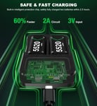 HELLCOOL Xbox Controller Battery Pack,2x5520mWh Xbox Battery Pack Rechargeable