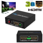 1 Input 2 Output HDMI Splitter 1080P 2 Way Switch Hub Box LCD Full HDTV PS3 Xbox