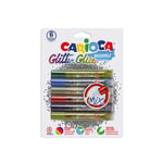 CARIOCA glitterlim 6 x 10,5ml, Multicolor 42112