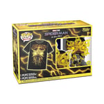 Funko Pop! & Tee: Spider-Man: NWH - Electro - Brille dans Le Noir - Large - (L) - Marvel - T-Shirt - Vêtements avec Une Figurine en Vinyle à Collectionner - Idée de Cadeau pour Les Adultes Les Hommes