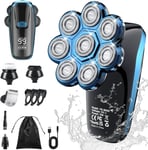 Head Shaver for Men 8D, Men's Electric Bald Razor 99Min Use Time Wet & Dry USB