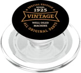 Vintage 100e anniversaire Né en 1925 Vintage 100 ans Cadeau PopSockets PopGrip pour MagSafe