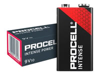 Procell Intense - Batteri 10 X 9V - Alkaliskt