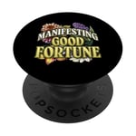 Manifesting Good Fortune Floral Inspiration PopSockets Adhesive PopGrip