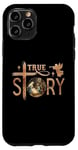 Coque pour iPhone 11 Pro True Story Crèche de Noël Jésus Chrétien Hommes Femmes Enfants