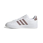 adidas Women's Grand Court 2.0 Sneaker, Ftwr White Wonder Oxide Ftwr White, 7 UK