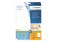 Herma Premium - Selv-Adhesiv - Matt Hvit - 99.1 X 93.1 Mm 150 Etikett(Er) (25 Ark X 6) Adresselapper