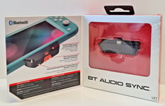 BIONIK BT Audio Sync Adapter Wireless Bluetooth Adapter Nintendo & Switch Lite