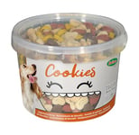 Bubimex - Friandise Cookies Smiley pour Chien - Biscuits Récompense Idéale Dressage - Basse teneur en Matière Grasse - Snack Training - Adapté à Toutes Les Races et Tailles de Chien - Seau de 1,3 kg