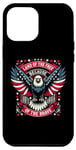 Coque pour iPhone 12 Pro Max USA flag 4th of July Land Of the Free Because Of the brave