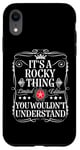 Coque pour iPhone XR Rocky Name : c'est quelque chose de Rocky que vous ne comprendriez pas