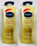 2 X Vaseline Intensive Care Essential Healing Body Lotion(NON-GREASY)