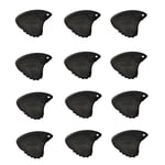 Shark Fin Plektrum/Pick, Sweden Relief, 1,15 mm, extra-hard schwarz, 12 Stück