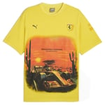 PUMA Scuderia Ferrari Desert Sun Tee Men, storlek Large