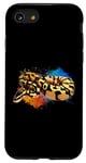 Coque pour iPhone SE (2020) / 7 / 8 Ball Python Aquarelle Reptile Keeper Paint Splash