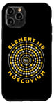 Coque pour iPhone 11 Pro Element 115 Atomic Number Ununpentium Anti Gravity Moscovium