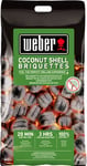 Weber Briquettes De Noix De Coco 8kg Noir