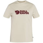 Fjallraven 87146-113 Fjällräven Logo Tee W T-Shirt Femme Chalk White Taille XS