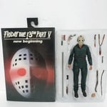 NECA Friday The 13th Figur Leksaker Freddy Jason Voorhees Blood Action Figur Jason Samlarmodell Jul Halloween Gåvor No.8