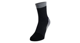 Chaussettes odlo performance wool mid noir gris