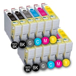 PACK 12 x CARTOUCHES D'ENCRE INKPRO COMPATIBLES MULTICOLORESE PGI525 BK - CLI526 Y FOR CANON MG5250