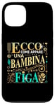 Coque pour iPhone 13 Bambina Figa Regalo Fine Festa Bambina Compleanno Originale