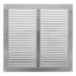 Amig - Grille de ventilation carrée en Aluminium | Grilles d'aération pour sortie d'air | Idéal pour plafond de cuisine et de salle de bain | Dimensions : 300 x 300 mm | Couleur: Argent