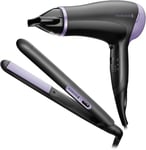 Remington Hair Straightener and Hair Dryer (Hair Care Gift Set: Slim Ceramic Ha