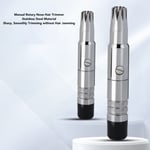 Manual Nose Hair Trimmer Stainless Steel Non Pulling Manual Nasal Clipper For