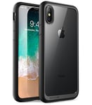 SUPCASE Unicorn Beetle Style Series Premium Hybrid Protective Clear Case for 6.5-Inch Apple iPhone XS Max (2018 Release), Black