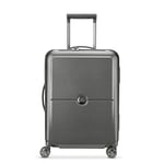 DELSEY PARIS - TURENNE - Valise Cabine Rigide Slim - 55x40x20 cm - 35 Litres - XS - Argent