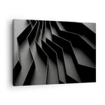 Impression sur Toile 70x50cm Tableaux Image Photo 3D Labyrinthe Moderne