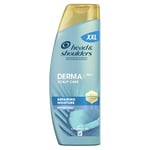 Head & Shoulders DermaXPro Repairing Moisture Anti Dandruff Shampoo 500ml with Coconut Oil and Ceramide Complex for Dry Scalp. Helps Reinforce Skin Barrier with 72H Moisture for Flake-Free Hair