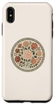 Coque pour iPhone XS Max Rose florale botanique, style bohème minimaliste, roses d'amour