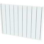 Carrera - Radiateur à inertie 2000W - Pierre naturelle - Horizontal et plat - Blanc - Blanc