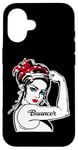 iPhone 16 Female Bouncer Rosie The Riveter Pin Up Girl Bouncer Case