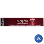 3x L’Oréal Paris Majirel 8.30 Couleur Pour Cheveux Blonde 50 ML