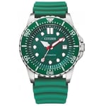 Citizen NJ0129-10X Montre Automatique Sport 100m Diver Style Bracelet Caoutchouc