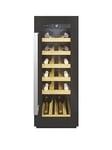 Candy Ccvb 30 Uk/1 Built In Wine Cooler, 20-Bottle Capacity - Black - Fridge Only