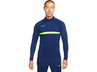 Herrebluse Nike Dri-Fit Academy 21 Dril Top Mørkeblå Cw6110 492 (L)