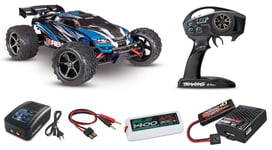 Traxxas 71076-8 E-Revo VXL 1/16 Brushless TSM RTR for Crazy Blue